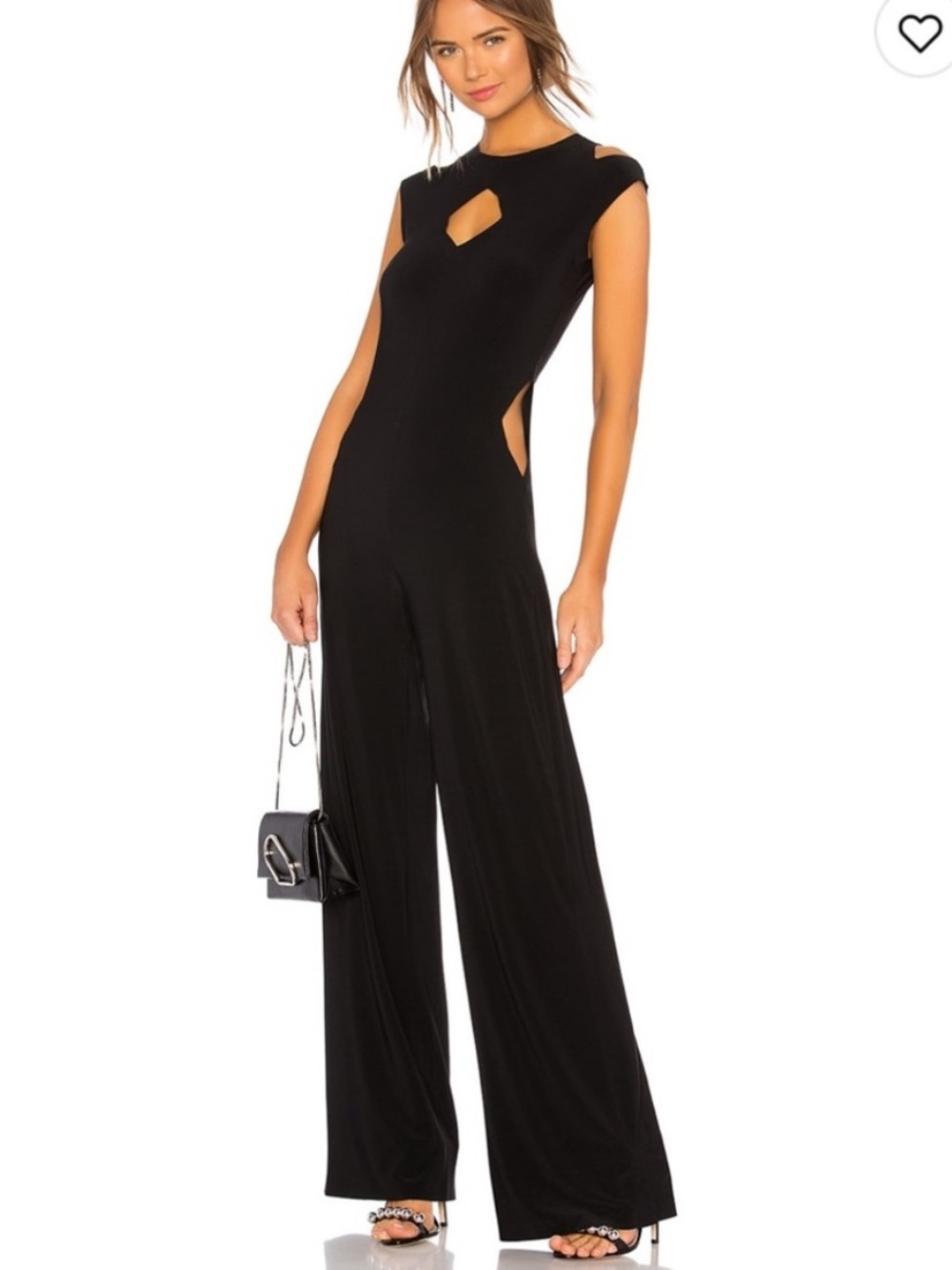 Revolve x Norma Kamali Sleeveless Cutout Jumpsuit NWT Size Small